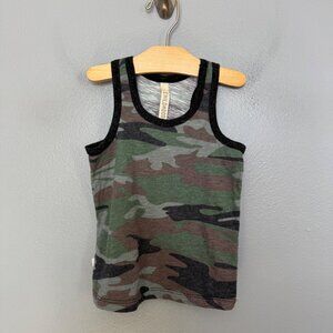 CHILDHOODS CLOTHING camo ringer tank top size 4T